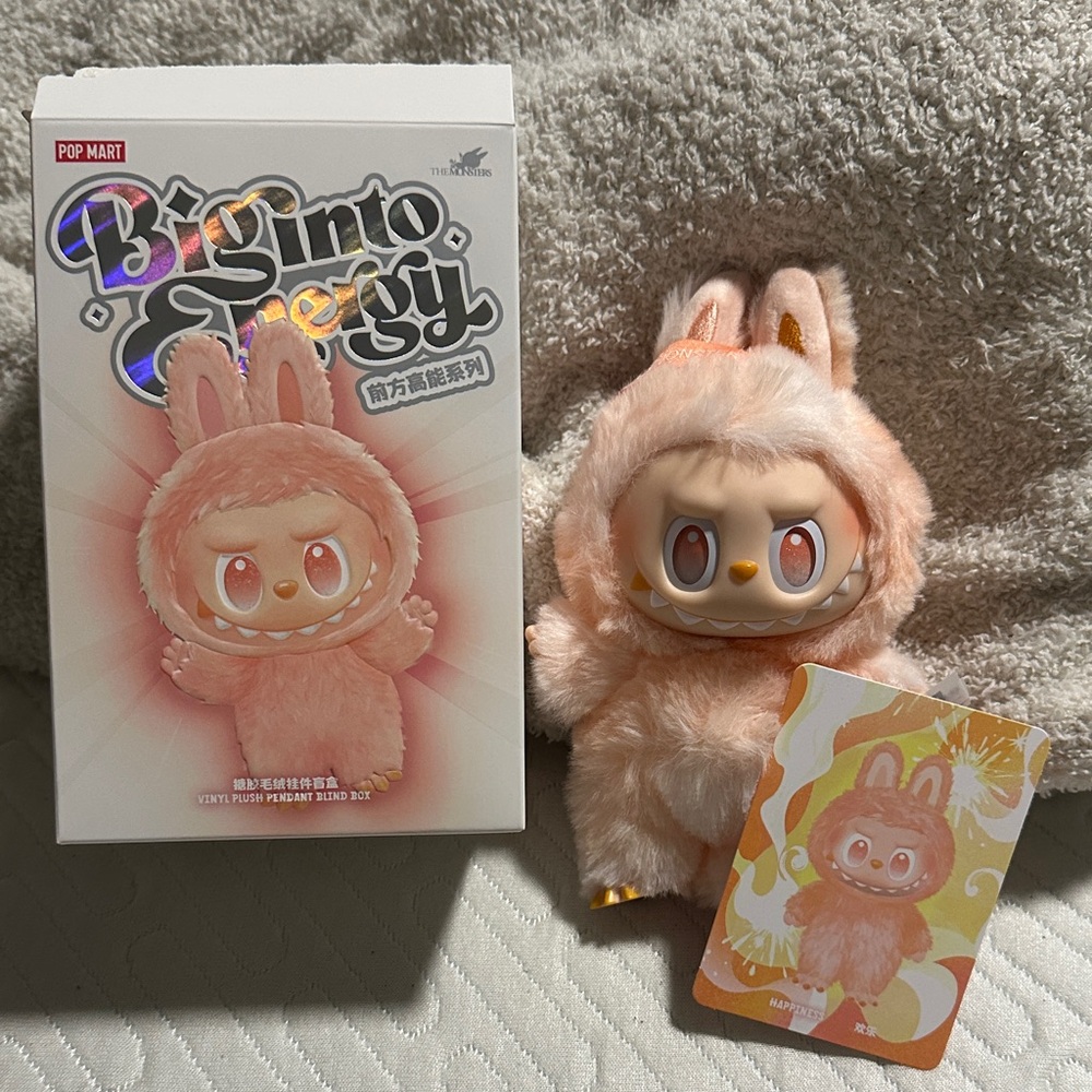 Happiness BIG INTO ENERGY labubu